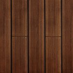 Lames de terrasse en bambou massif carbonized Face strié/Face lisse