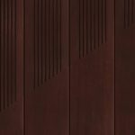 Lames de terrasse en bambou massif ESPRESSO Face strié/Face lisse